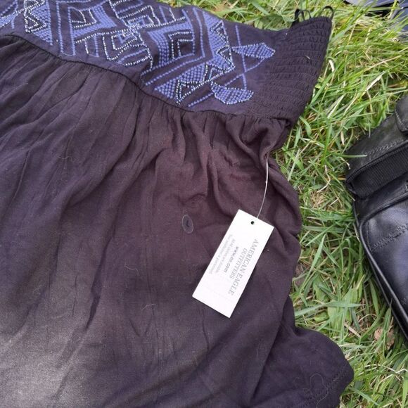 American Eagle Strapless Tie Back Top NWT - Picture 2 of 6